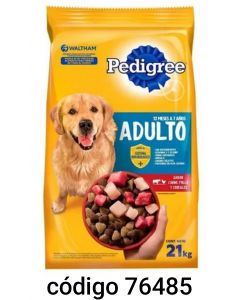 *PEDIGREE PERRO AD CARNE,POLLO  1X21KG  