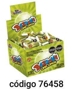 BAZOOKA CHICLE LIMA LIMON  1X80U 