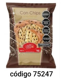 *PAN DULCE 100 DUCADOS CHIPS  6X500G