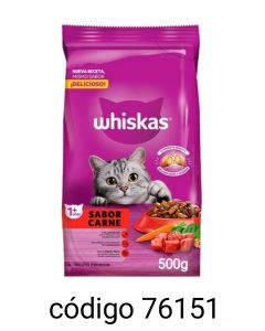 WHISKAS GATOS CARNE  20X500G 