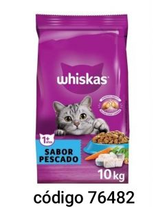 *WHISKAS GATOS PASCADO  1X10KG