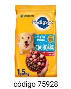 PEDIGREE.PERRO CACHORRO  9X1.5KG