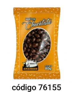 *AMANECER MANI  CON CHOCOLATE  40X80G