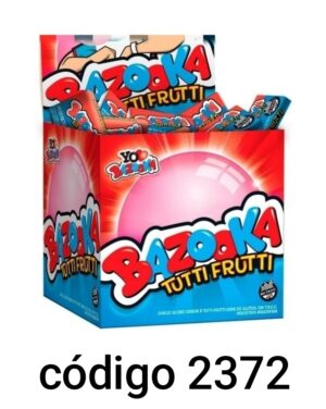 BAZOOKA CHICLE TUTTI-FRUTTI 1X80U