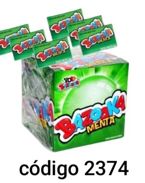 BAZOOKA CHICLE MENTA 1X80U