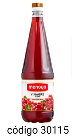 MENOYO VINAGRE VINO, 12X1L