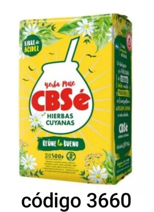 .CBSE YERBA CUYANA 12X500G