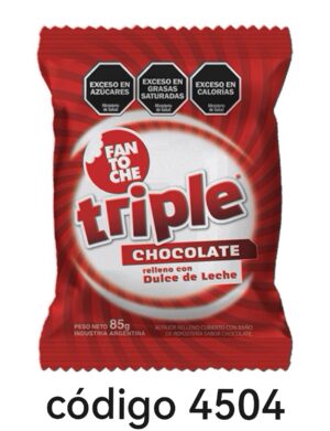 ALFAJOR FANTOCHE TRIPLE CHOCOLATE 24X85G