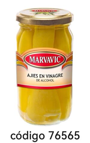 MARVAVIC.FRASCO AJIES EN VINAGRE  6X660G