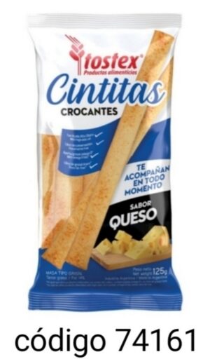 TOSTEX CINTITAS QUESO 13X125G