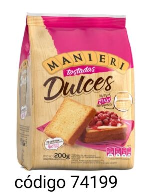 MANIERI TOSTADAS DULCE 12X200G