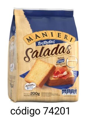 MANIERI TOSTADAS DE MESA 12X200G