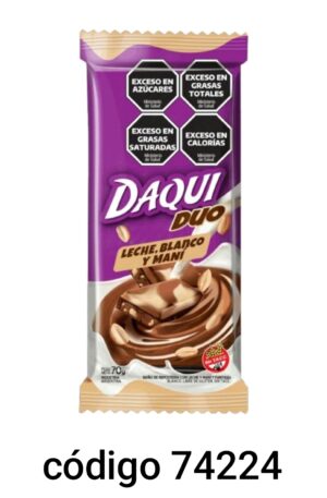 CHOCOLATE DAQUI TABLETA  32X70G