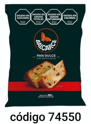 PAN DULCE BALCARCE FRUTOS SECOS 8X400G