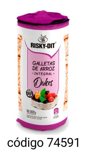 RISKY GALLET ARROZ DULCE  12X100G