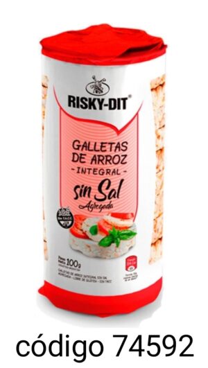 RISKY GALLET ARROZ SIN SAL  12X100G