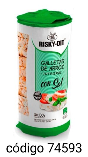 RISKY GALLET ARROZ CON SAL  12X100G