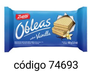 ZUPAY OBLEA VAINILLA  30X100G