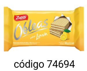 ZUPAY OBLEA LIMON  30X100G