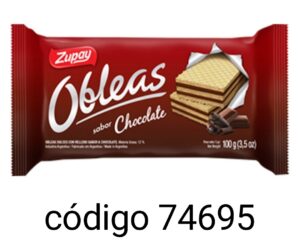 ZUPAY OBLEA CHOCOLATE  30X100G