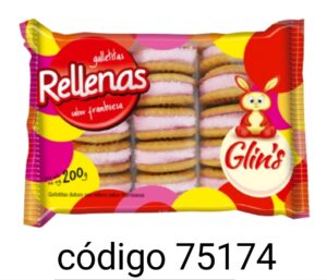 GLINS RELLENAS FRUTILLA  12X200G
