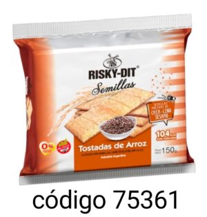 RISKY TOSTADAS CON SEMILLA  24X150G