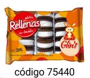 GLINS RELLENAS CHOCOLATE  12X200G