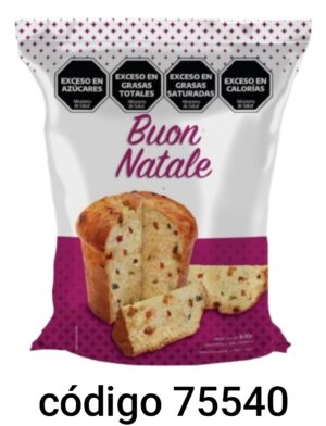 PAN DULCE BUON NATALE C/FRUTA 12X400G