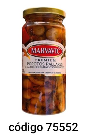 MARVAVIC.FRASCO POROTOS PALLARES 6X330G