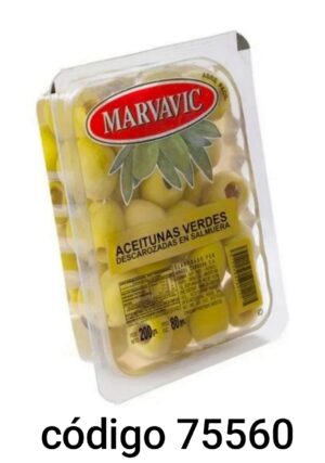 MARVAVIC ACEITUNA.VERD DESCAROZO 15X200G