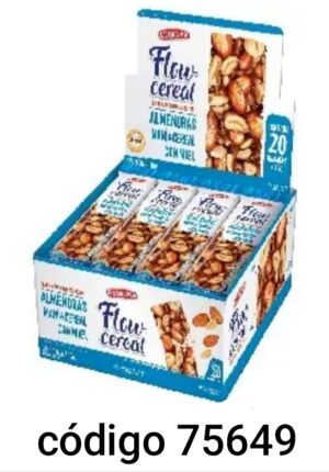 FLOW BARRA de FRU-SECOS  ALMENDRAS+MIEL  20X30G