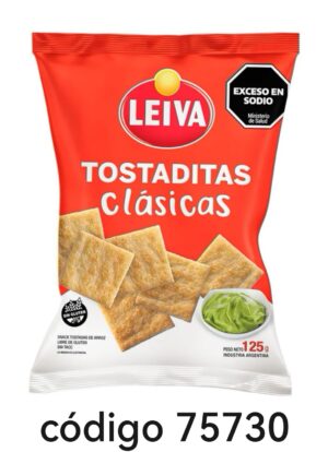 LEIVA ARROZ TOSTALITAS CLASICO 16X125G