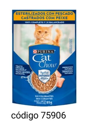 .SOBRECITO CAT-CHOW Nº2401 GATOS  ESTER/PECADO 15X85G