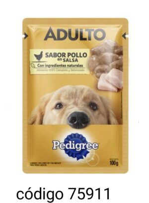 .SOBRECITO PEDIGREE PERRO*Nª7328 ADUL/POLLO  12X100G