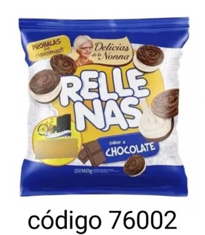 EDRA DELICIAS RELLENAS CHOCOLATE  24X160G
