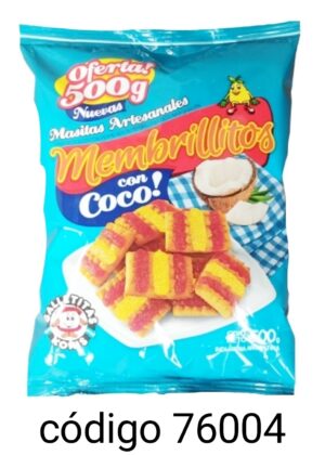 KOKIS,MEMBRILLITO COCO  8X500G