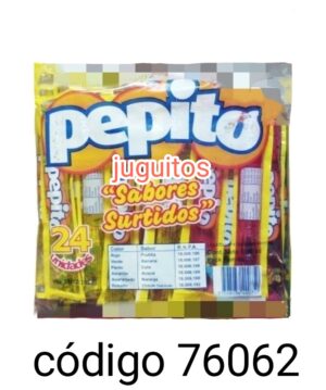 JUGUITOS,PEPITO PARA CONGELAR-45ML  6X24U