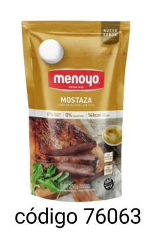 MENOYO,MOSTAZA 12X250ML