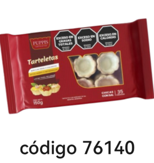 .TARTELETAS PUPPIS CHICAS CON SAL 12X180G