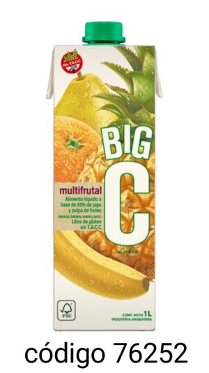 BIGC JUGO.MULTIFRUTAL 12X1L