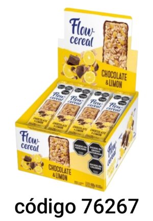 FLOW BARRA CEREAL CHOCOLATE LIMON  20X24G