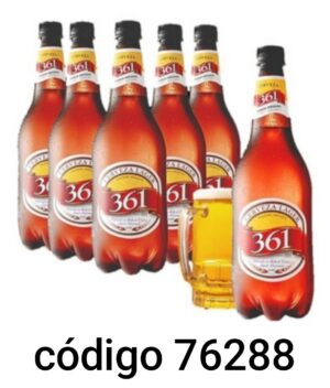 ,CERVEZA "361" BOTELLA 6X1L