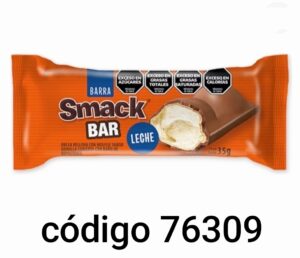 SMACK BARRA RELLENA LECHE BAÑADA  12X35G