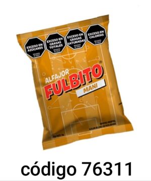 ALFAJOR FULBITO RELL.MANI 40X30G