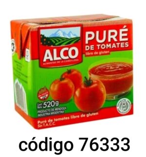 PURE de TOMATE ALCO 12X520G