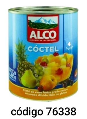 ALCO.COCTEL 4 FRUTAS 12X820G