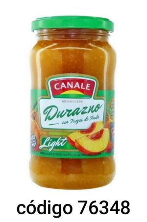 MERMELADA CANALE.LIGHT DURAZNO 12X390G