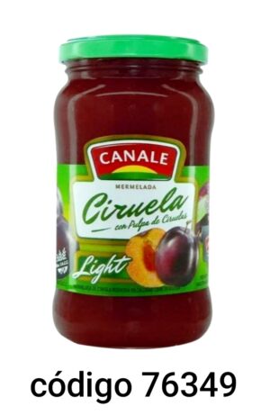 MERMELADA CANALE.LIGHT CIRUELA 12X390G