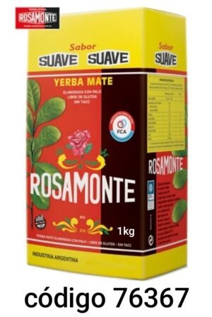 .ROSAMONTE YERBA.SUAVE 10X1KG