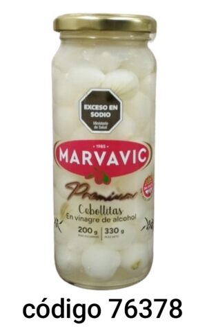 MARVAVIC.FRASCO CEBOLLITA 6X330G